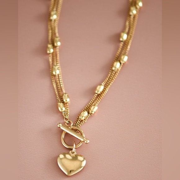 Boutique Jewelry - LAYERED HEART NECKLACE (2026)